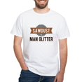thumbnail image 1 of CafePress - Sawdust Is Man Glitter T Shirt - Men's White Classic Cotton T-Shirts, 1 of 4