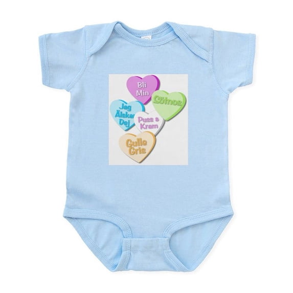 CafePress - Say I Love You In Swedish Infant Creeper - Baby Light Bodysuit, Size Newborn - 24 Months