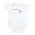 thumbnail image 1 of CafePress - Say Uncle. Nuggie Stick Figure Infant Bodysuit - Baby Light Bodysuit, Size Newborn - 24 Months, 1 of 4