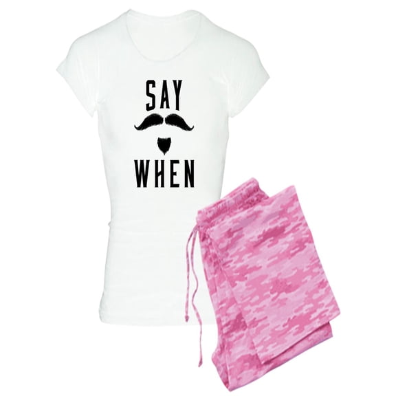 CafePress - Say When - Women's Light Pajamas