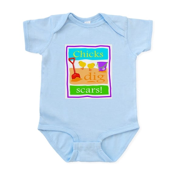 CafePress - Scars2 Body Suit - Baby Light Bodysuit, Size Newborn - 24 Months