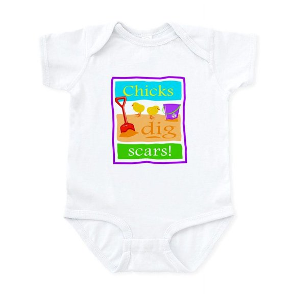 CafePress - Scars2 Body Suit - Baby Light Bodysuit, Size Newborn - 24 Months