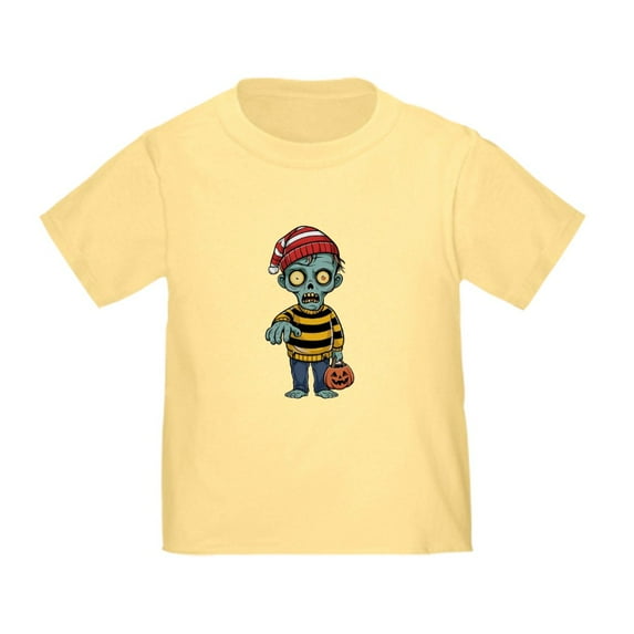 CafePress - Scary Zombie T Shirt Toddler T Shirt - Cute Toddler T-Shirt, 100% Cotton