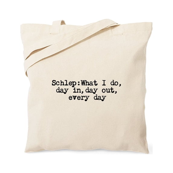 CafePress - Schlep Tote Bag - Unisex Canvas Tote Bag, Beige, 1-Piece