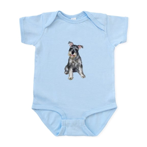 CafePress - Schnauzer (Gp) Infant Bodysuit - Baby Light Bodysuit, Size Newborn - 24 Months