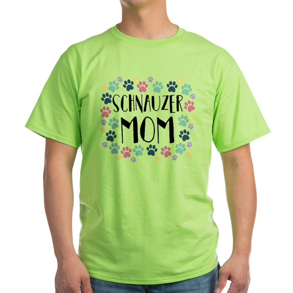 CafePress - Schnauzer Mom Light T Shirt - Light T-Shirt - CP