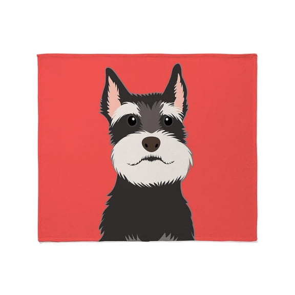 CafePress - Schnauzer Throw Blanket - Soft Fleece Throw Blanket, 50"x60" for All Ages