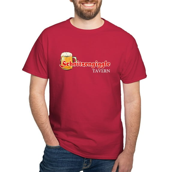 CafePress - Schnitzengiggle Tavern Dark T Shirt - Men's Classic Graphic Cotton T-Shirt