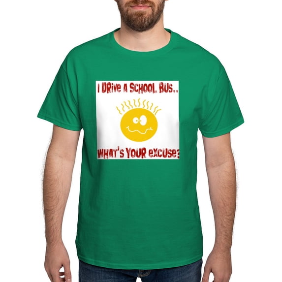 CafePress - School Bus Driver T Shirt - Men's Classic Graphic Cotton T-Shirt