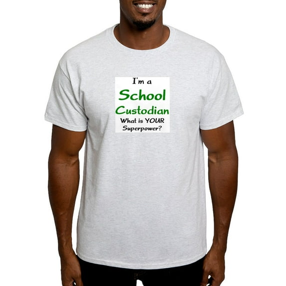 CafePress - School Custodian Light T Shirt - Men's Classic Graphic T-Shirt