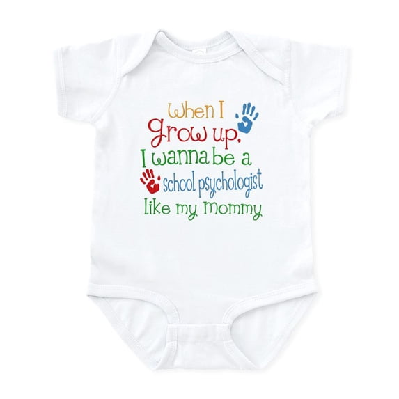 CafePress - School Psychologist Like Mommy Infant Bodysuit - Baby Light Bodysuit, Size Newborn - 24 Months