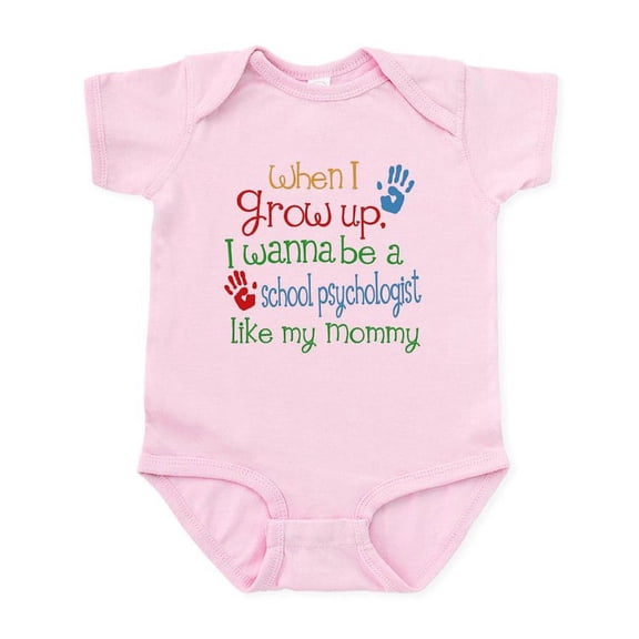CafePress - School Psychologist Like Mommy Infant Bodysuit - Baby Light Bodysuit, Size Newborn - 24 Months