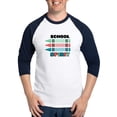 thumbnail image 1 of CafePress - School Spirit Baseball Jersey - Cotton Baseball Jersey, 3/4 Raglan Sleeve Shirt, 1 of 4