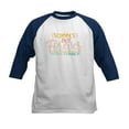 thumbnail image 1 of CafePress - School's Out Forever, Retired Teac Baseball Jersey - Kids Cotton Baseball Jersey, 3/4 Sleeve Shirt, 1 of 4