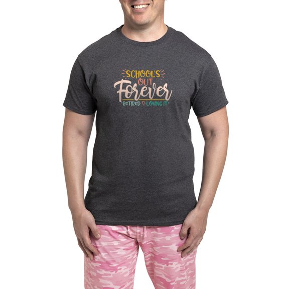 CafePress - School's Out Forever, Retired Teache - Men's Loose Fit, Cotton - 2 Piece Pajama Set