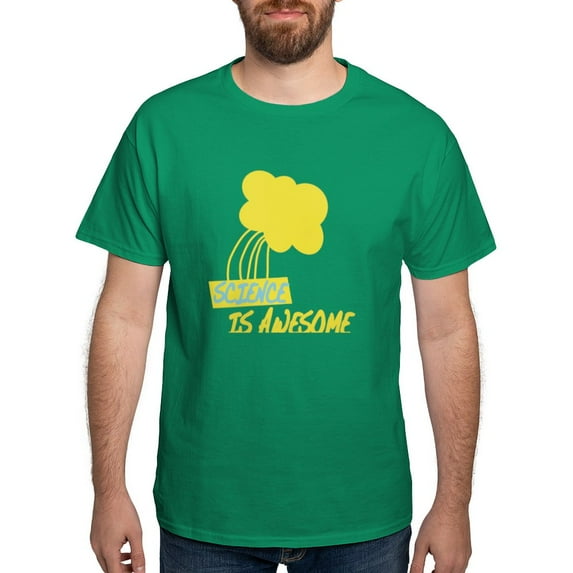 CafePress - Science Is Awesome 2 T Shirt - Men's Classic Graphic Cotton T-Shirt
