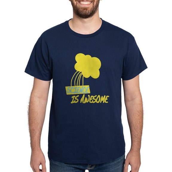 CafePress - Science Is Awesome 2 T Shirt - Men's Classic Graphic Cotton T-Shirt