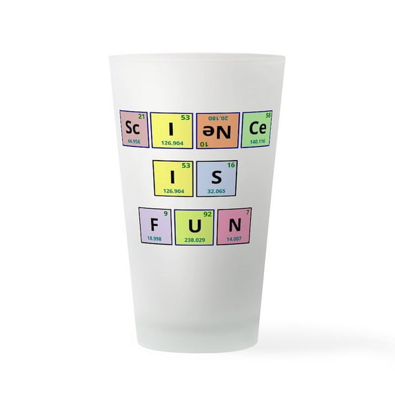 CafePress - Science Is Fun - Pint Glass, Drinking Glass, 16 oz. CafePress
