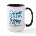 thumbnail image 1 of CafePress - Science Is Real Large Mug - 15 oz Ceramic Large White Novelty Mug, 1 of 4