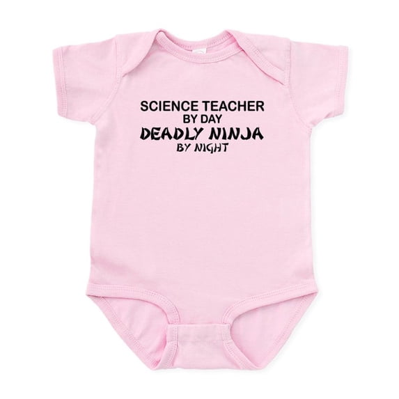 CafePress - Science Teacher Deadly Ninja Infant Bodysuit - Baby Light Bodysuit, Size Newborn - 24 Months