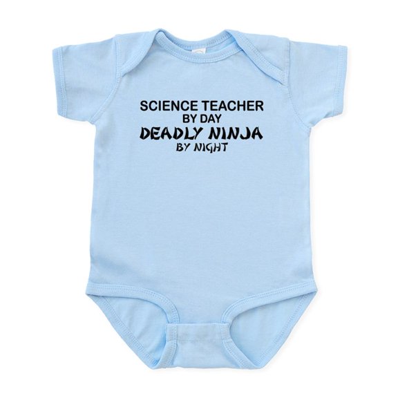CafePress - Science Teacher Deadly Ninja Infant Bodysuit - Baby Light Bodysuit, Size Newborn - 24 Months
