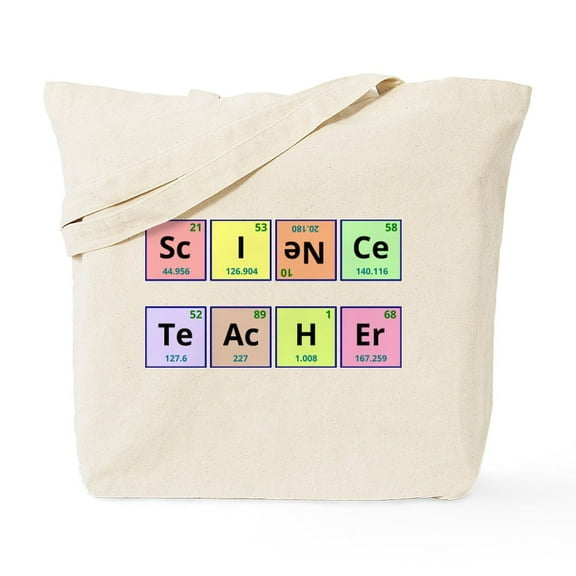 CafePress - Science Teacher Tote Bag - Unisex Canvas Tote Bag, Beige, 1-Piece