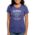 thumbnail image 1 of CafePress - Sciencecarebelieve1b T Shirt - Womens Tri-blend T-Shirt, 1 of 4