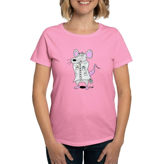 CafePress - Scientist Lab Rat Women's Dark T Shirt - Women's Traditional Fit Dark T-Shirt