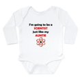 thumbnail image 1 of CafePress - Scientist Like My Auntie Body Suit - Long Sleeve Cotton Baby Bodysuit, 1 of 4
