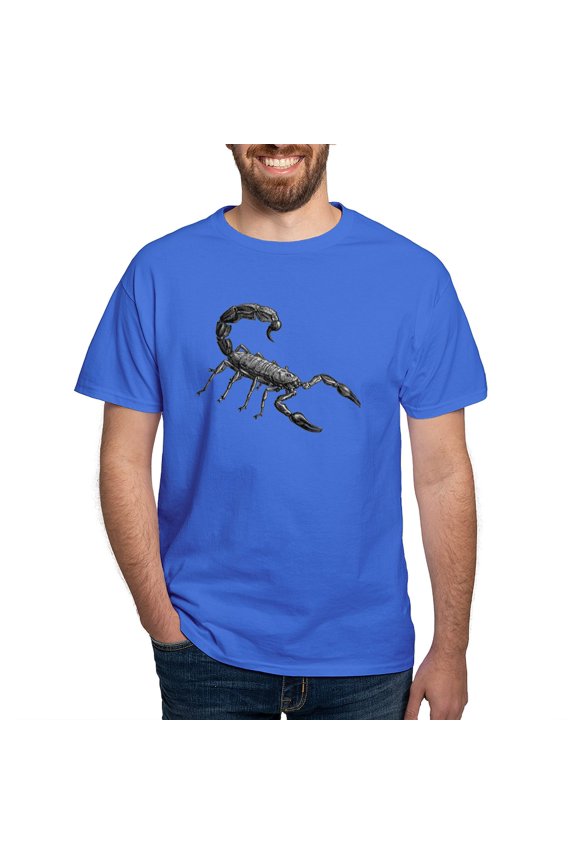 - Scorpion Dark T Shirt - Men's Classic Graphic Cotton T-Shirt