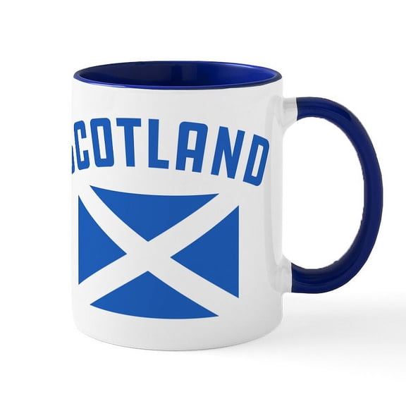 CafePress - Scotland Flag - 11 oz Ceramic Mug - Novelty Coffee Tea Cup