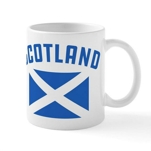 CafePress - Scotland Flag - 11 oz Ceramic Mug - Novelty Coffee Tea Cup