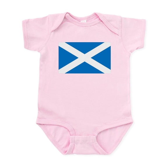 CafePress - Scotland Flag Infant Bodysuit - Baby Light Bodysuit, Size Newborn - 24 Months