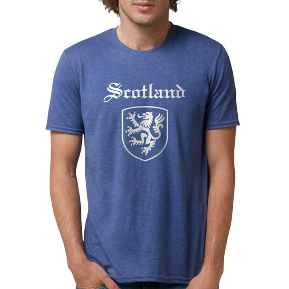 CafePress - Scotlandblk Men's Deluxe T Shirt - Mens Tri-blend T-Shirt