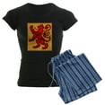 thumbnail image 1 of CafePress - Scots Lion Pajamas - Women's Short Sleeve Print T-Shirt and Pants Dark Cotton Pajama Set, 1 of 7