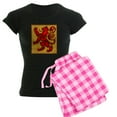 thumbnail image 1 of CafePress - Scots Lion Pajamas - Women's Short Sleeve Print T-Shirt and Pants Dark Cotton Pajama Set, 1 of 7