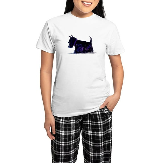 CafePress - Women's Light Pajamas - Women's Short Sleeve Print T-Shirt and Pants Light Cotton Pajama Set