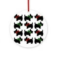 thumbnail image 1 of CafePress - Scottie Dogs -  Round Wood Ornament 4", 1 of 2