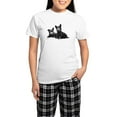 thumbnail image 1 of CafePress - Scottie Dogs Women's Light Pajamas - Women's Short Sleeve Print T-Shirt and Pants Light Cotton Pajama Set, 1 of 7