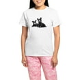 thumbnail image 1 of CafePress - Scottie Dogs Women's Light Pajamas - Women's Short Sleeve Print T-Shirt and Pants Light Cotton Pajama Set, 1 of 7