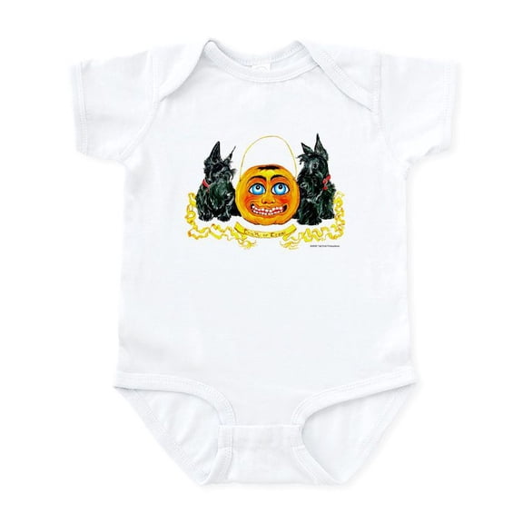 CafePress - Scottie Trick Or Treat Baby Light Bodysuit - Baby Light Bodysuit, Size Newborn - 24 Months