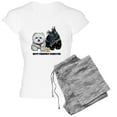 thumbnail image 1 of CafePress - Scottie & Westie Best Friends Women's Light Pajama - Women's Short Sleeve Print T-Shirt and Pants Light Cotton Pajama Set, 1 of 7
