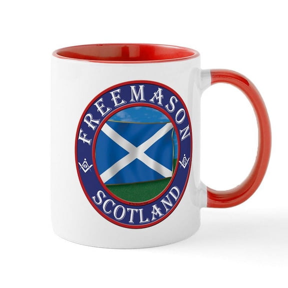 CafePress - Scottish Masons Mug - 11 oz Ceramic Mug - Novelty Coffee Tea Cup