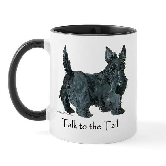 CafePress - Scottish Terrier Attitude Mug - 11 oz Ceramic Mug - Novelty Coffee Tea Cup