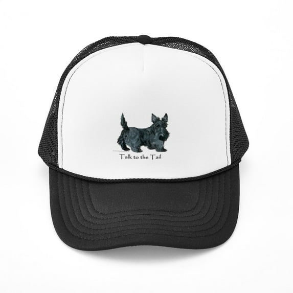 CafePress - Scottish Terrier Attitude - Adjustable Unisex Printed Trucker Hat with Mesh Back