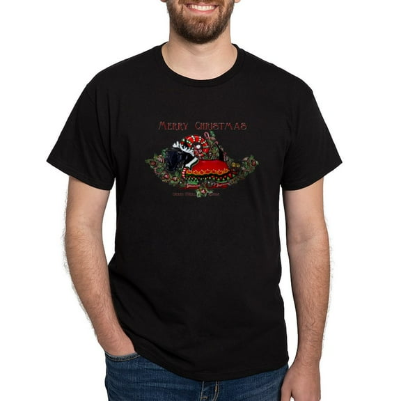 CafePress - Scottish Terrier Christmas Elf T Shirt - Men's Classic Graphic Cotton T-Shirt