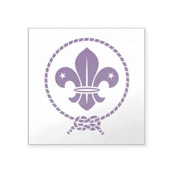 CafePress - Scout_Emblem - Square Sticker 3" x 3"