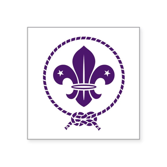 CafePress - Scout_Emblem - Square Sticker 3" x 3"