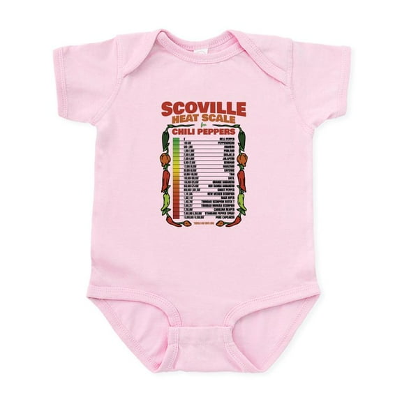 CafePress - Scoville Heat Scale Baby Light Bodysuit - Baby Light Bodysuit, Size Newborn - 24 Months