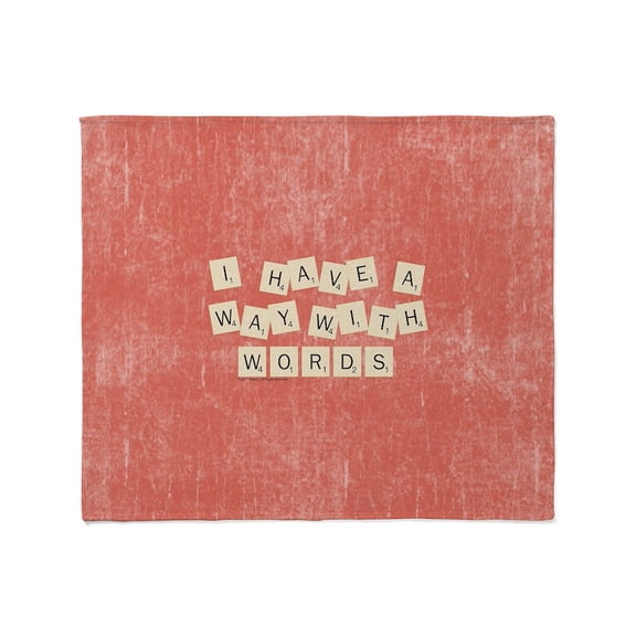 CafePress - Scrabble Way With Words Throw Blanket - Soft Fleece Throw Blanket, 50"x60" for All Ages